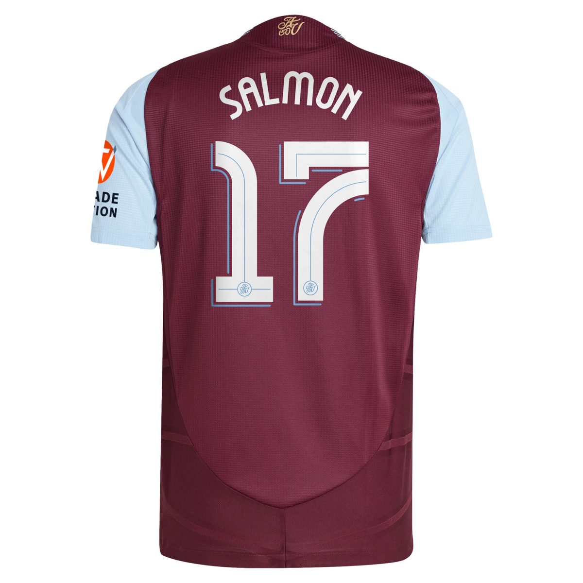 aston villa adidas home authentic shirt 2024-25 with salmon 17 cup printing Collection | Aston Villa Jerseys for True Fans
