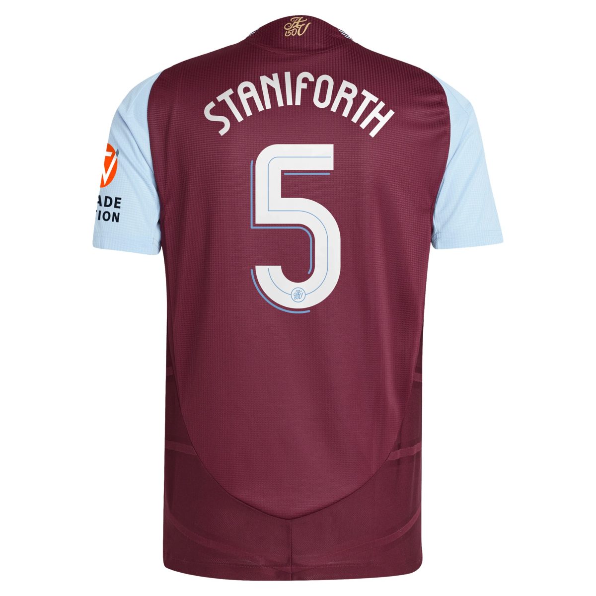 aston villa adidas home authentic shirt 2024-25 with staniforth 5 cup printing Collection | Aston Villa Jerseys for True Fans