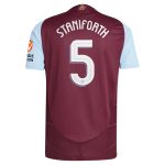 aston villa adidas home authentic shirt 2024-25 with staniforth 5 cup printing Collection | Aston Villa Jerseys for True Fans