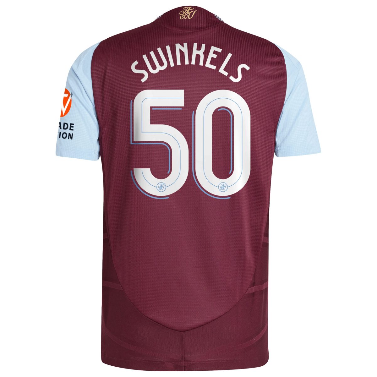 aston villa adidas home authentic shirt 2024-25 with swinkels 50 cup printing Collection | Aston Villa Jerseys for True Fans