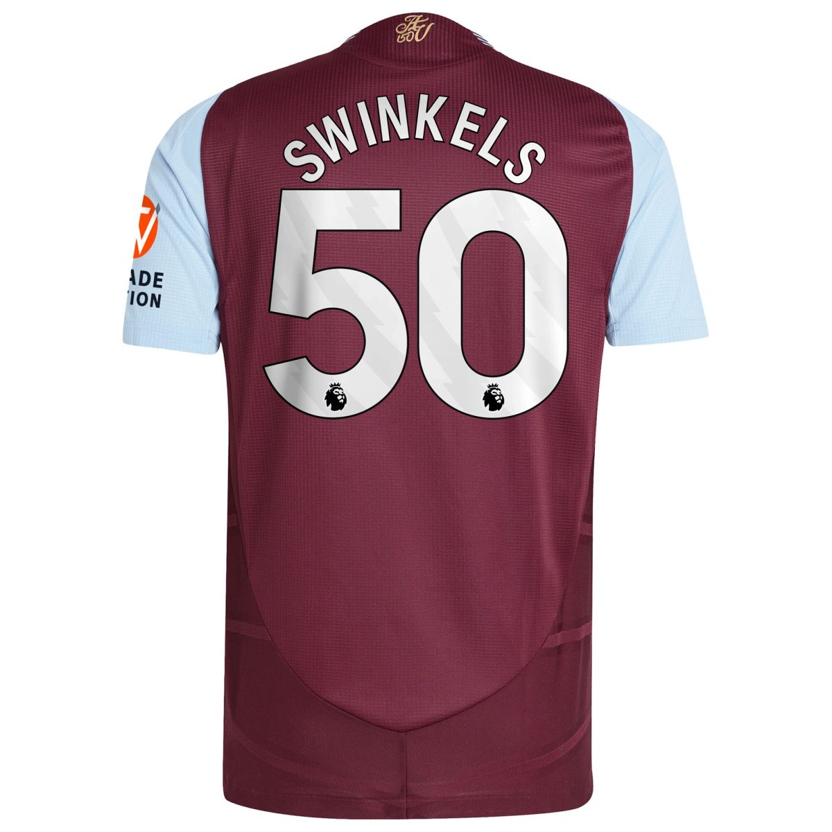 aston villa adidas home authentic shirt 2024-25 with swinkels 50 printing Collection | Aston Villa Jerseys for True Fans
