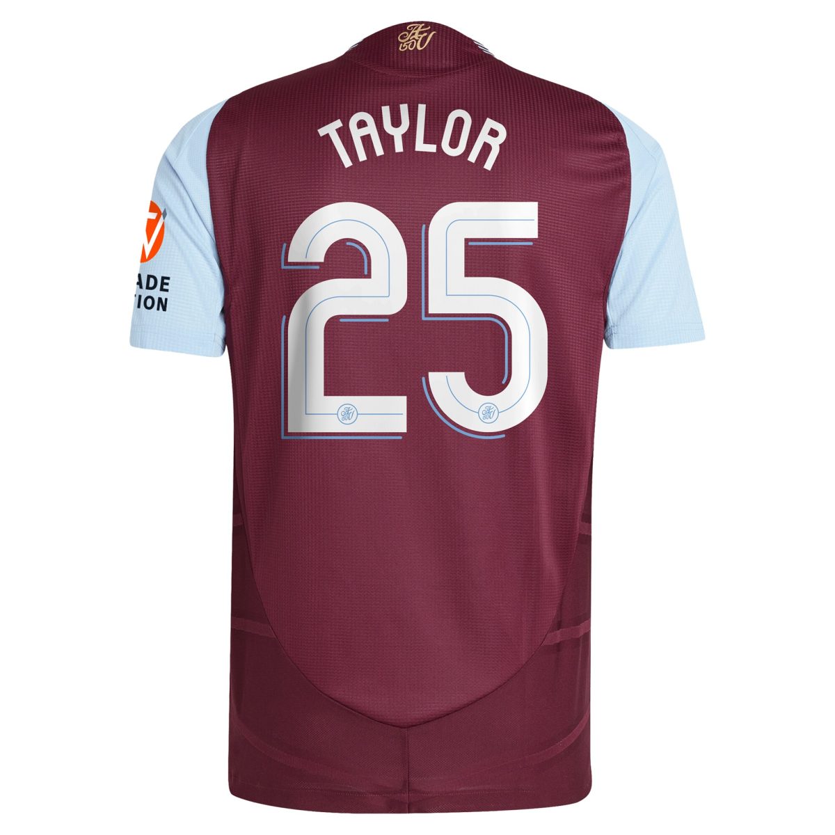 aston villa adidas home authentic shirt 2024-25 with taylor 25 cup printing Collection | Aston Villa Jerseys for True Fans