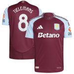 aston villa adidas home authentic shirt 2024-25 with tielemans 8 cup printing Collection | Aston Villa Jerseys for True Fans