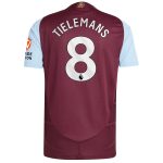 aston villa adidas home authentic shirt 2024-25 with tielemans 8 printing Collection | Aston Villa Jerseys for True Fans