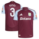 aston villa adidas home authentic shirt 2024-25 with tomás 3 cup printing Collection | Aston Villa Jerseys for True Fans
