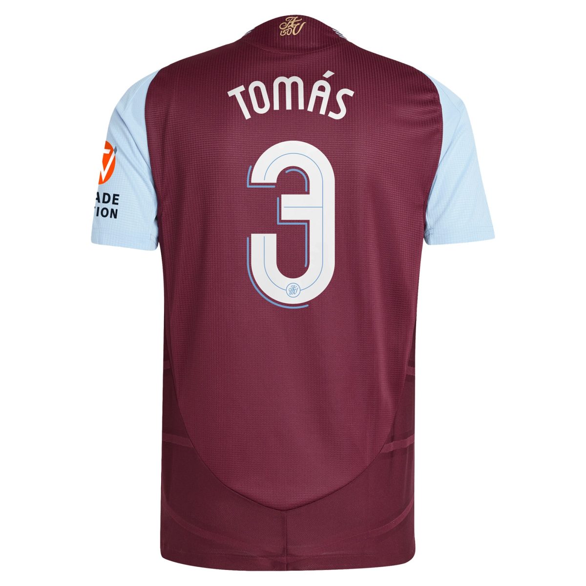 aston villa adidas home authentic shirt 2024-25 with tomás 3 cup printing Collection | Aston Villa Jerseys for True Fans
