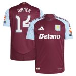 aston villa adidas home authentic shirt 2024-25 with turner 14 cup printing Collection | Aston Villa Jerseys for True Fans