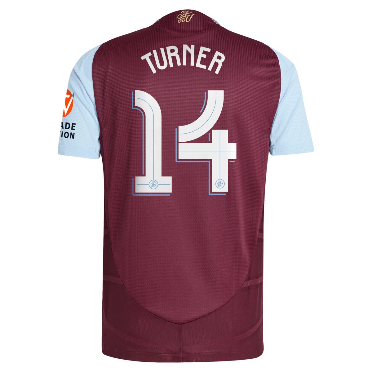 aston villa adidas home authentic shirt 2024-25 with turner 14 cup printing Collection | Aston Villa Jerseys for True Fans