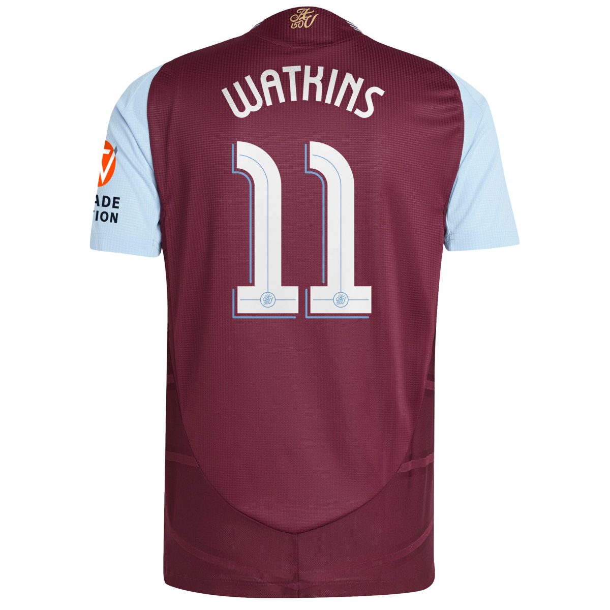 aston villa adidas home authentic shirt 2024-25 with watkins 11 cup printing Collection | Aston Villa Jerseys for True Fans