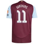 aston villa adidas home authentic shirt 2024-25 with watkins 11 cup printing Collection | Aston Villa Jerseys for True Fans