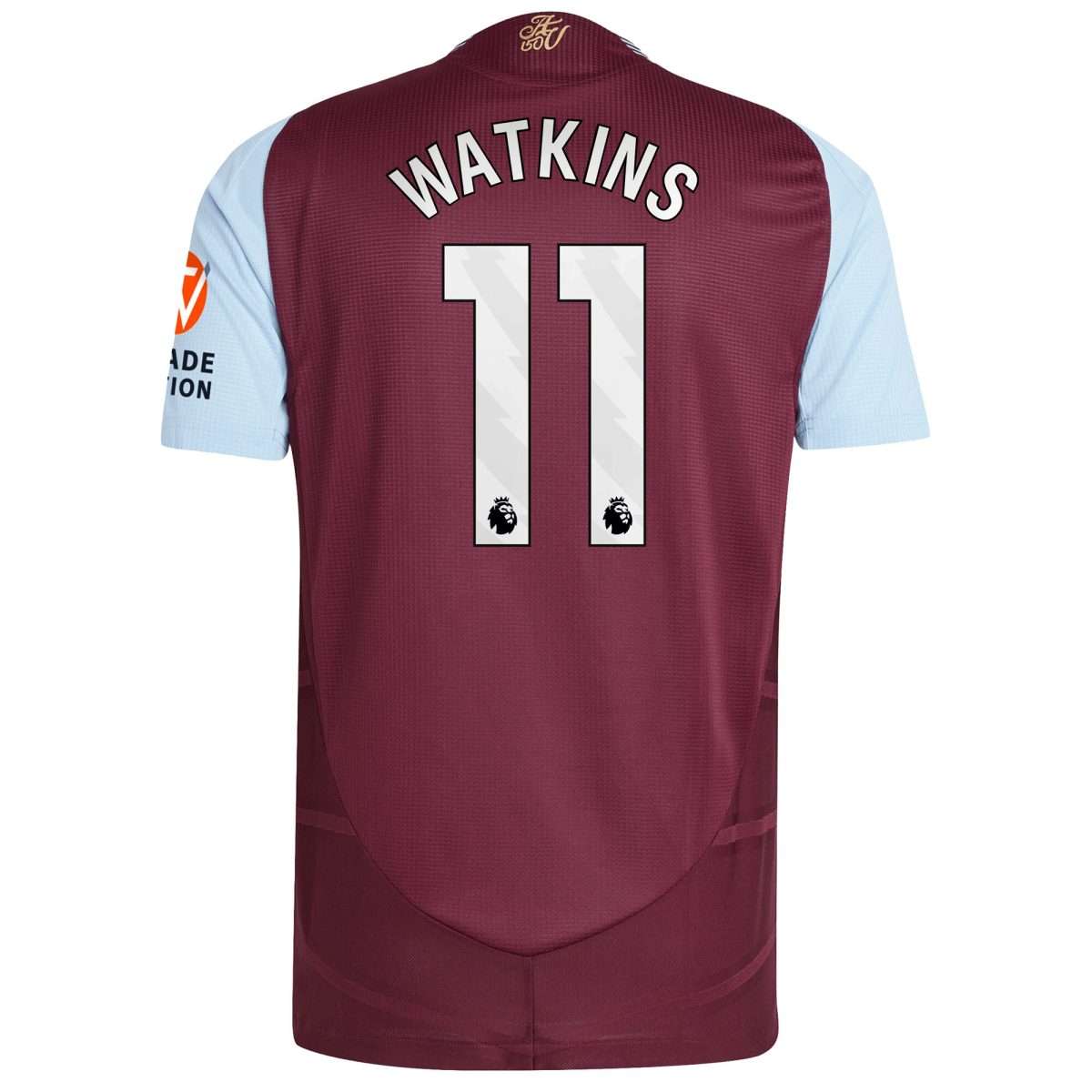 aston villa adidas home authentic shirt 2024-25 with watkins 11 printing Collection | Aston Villa Jerseys for True Fans