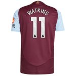 aston villa adidas home authentic shirt 2024-25 with watkins 11 printing Collection | Aston Villa Jerseys for True Fans