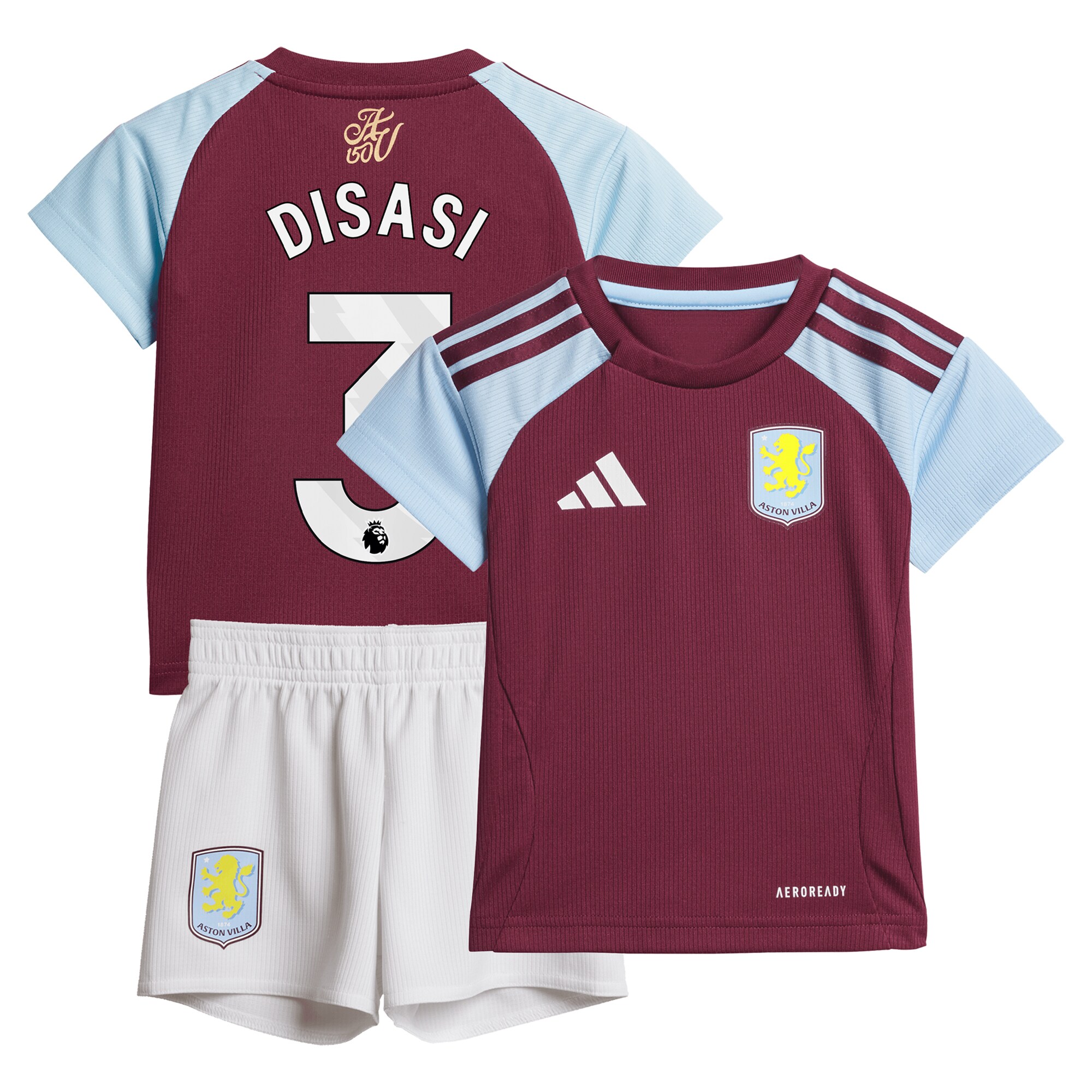 aston villa adidas home baby kit 2024-25 with disasi 3 printing Collection | Aston Villa Jerseys for True Fans