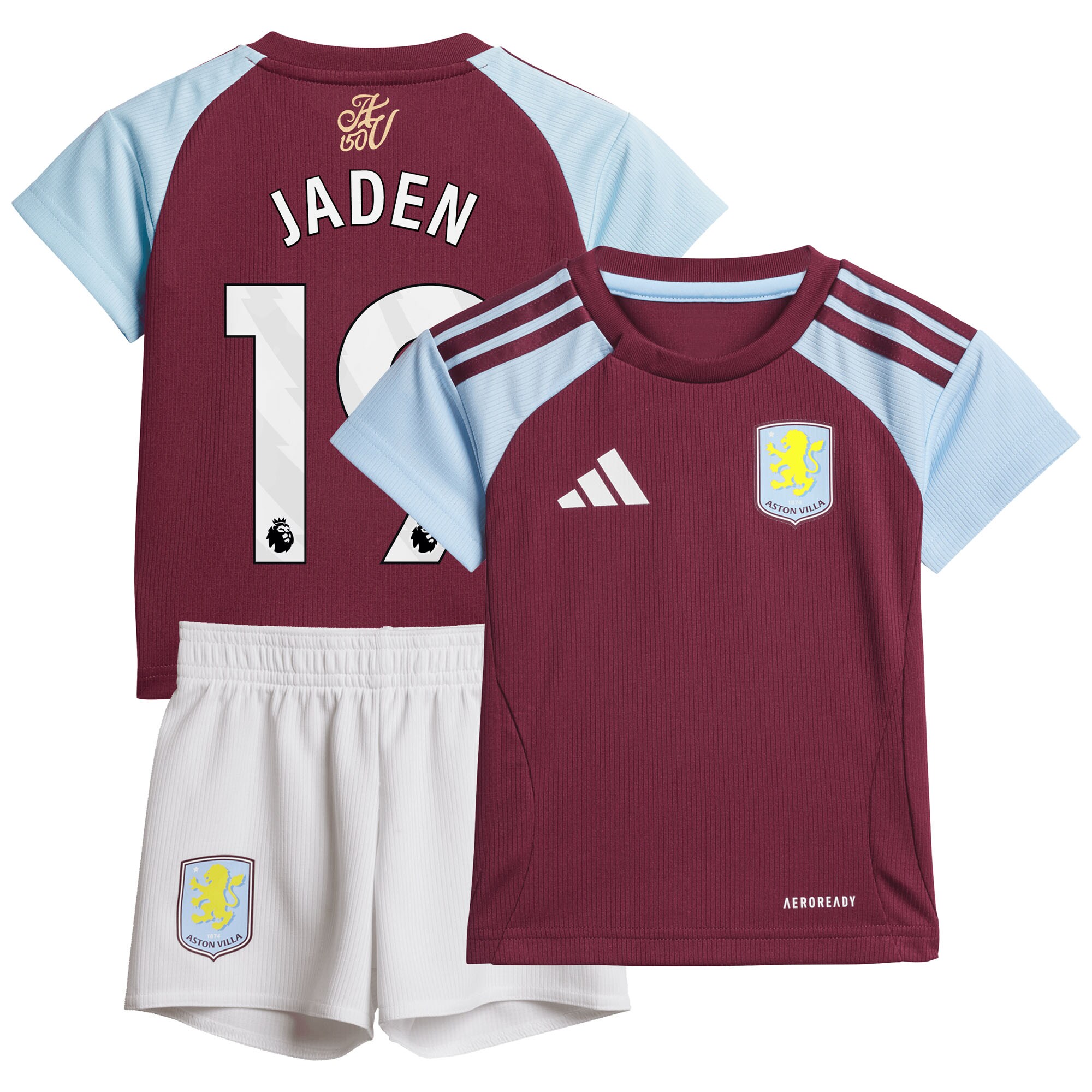 aston villa adidas home baby kit 2024-25 with jaden 19 printing Collection | Aston Villa Jerseys for True Fans