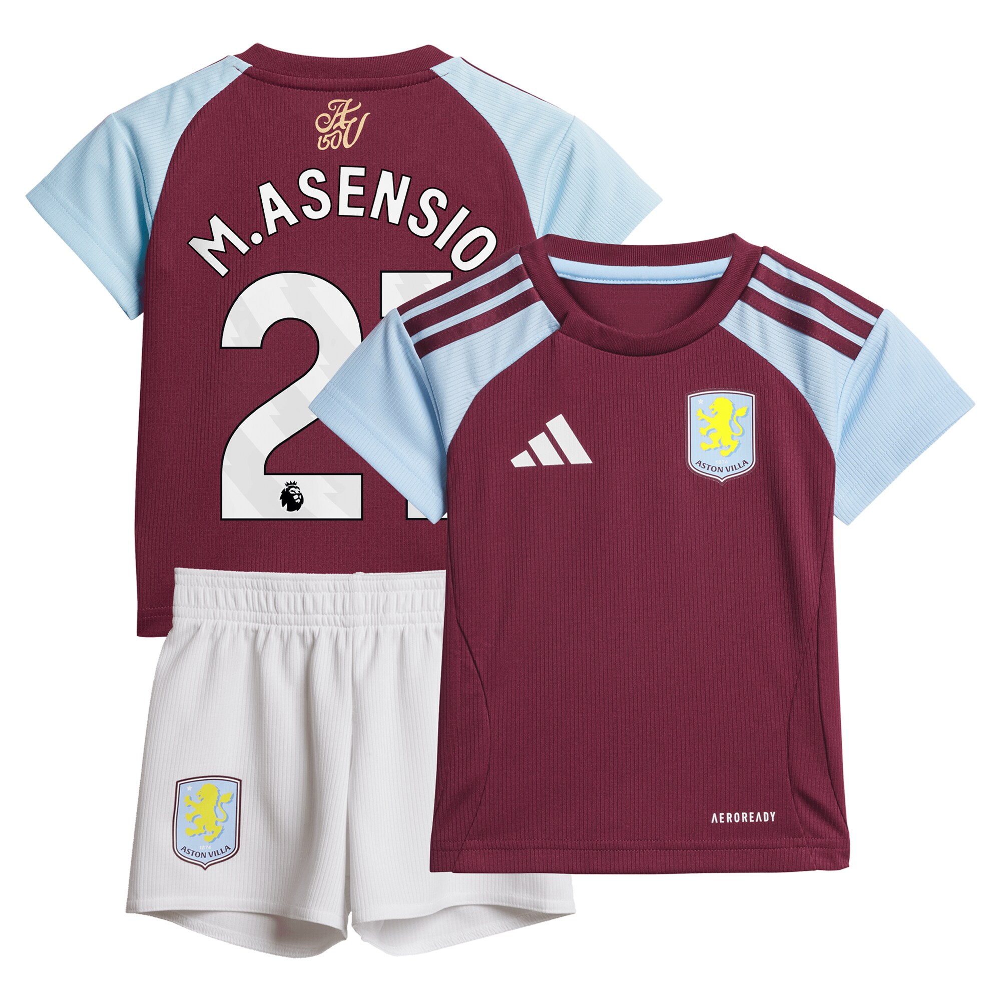 aston villa adidas home baby kit 2024-25 with m.asensio 21 printing Collection | Aston Villa Jerseys for True Fans