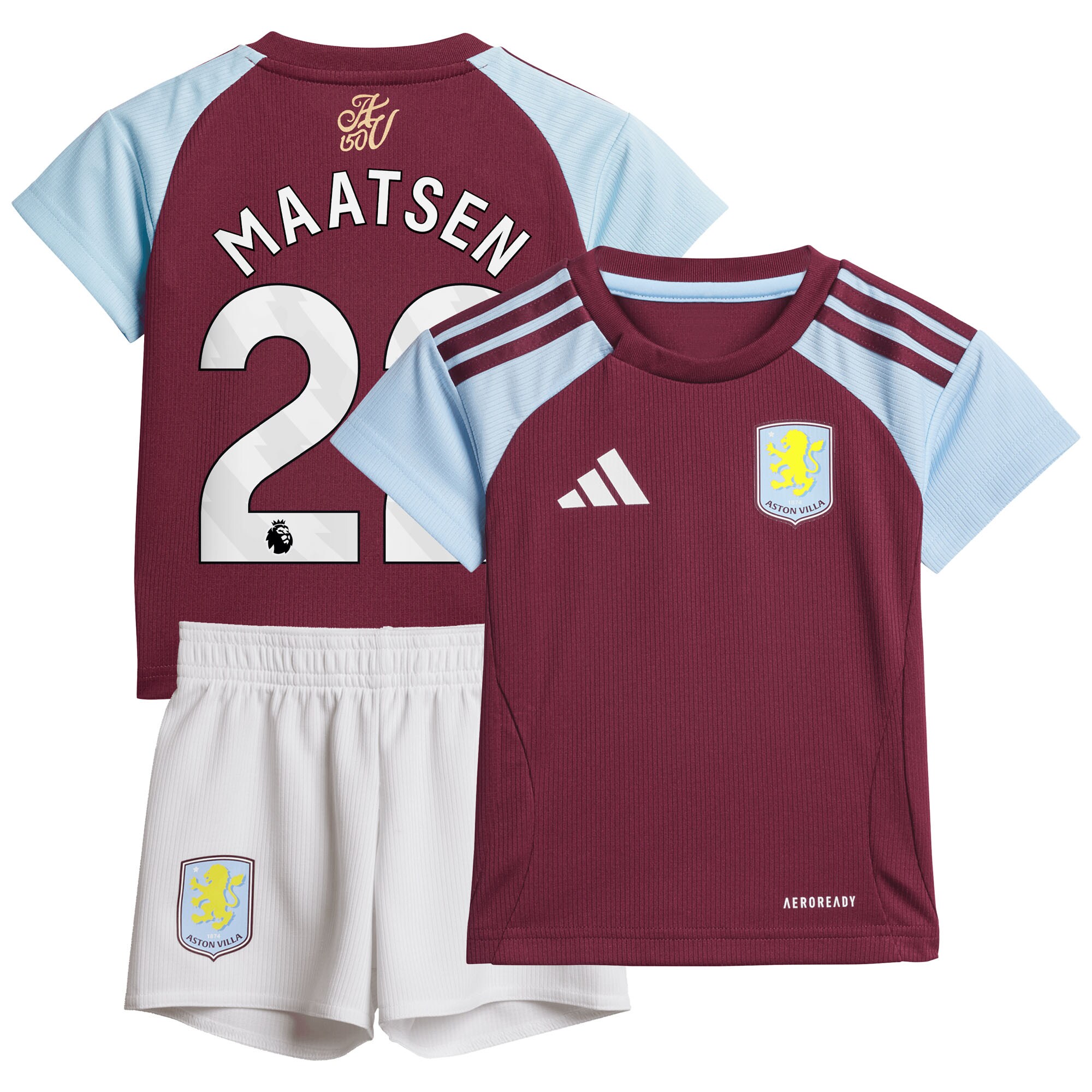 aston villa adidas home baby kit 2024-25 with maatsen 22 printing Collection | Aston Villa Jerseys for True Fans