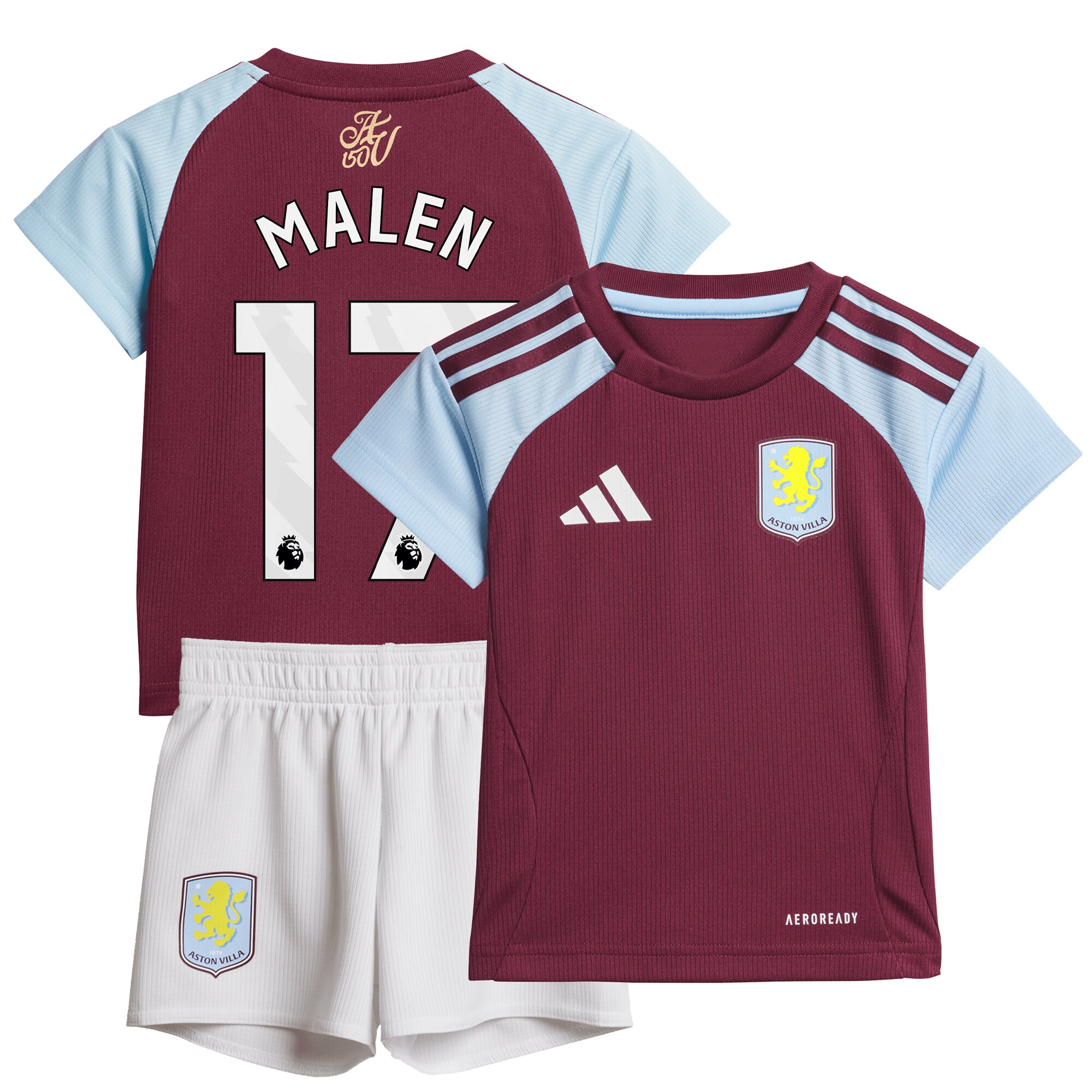 aston villa adidas home baby kit 2024-25 with malen 17 printing Collection | Aston Villa Jerseys for True Fans