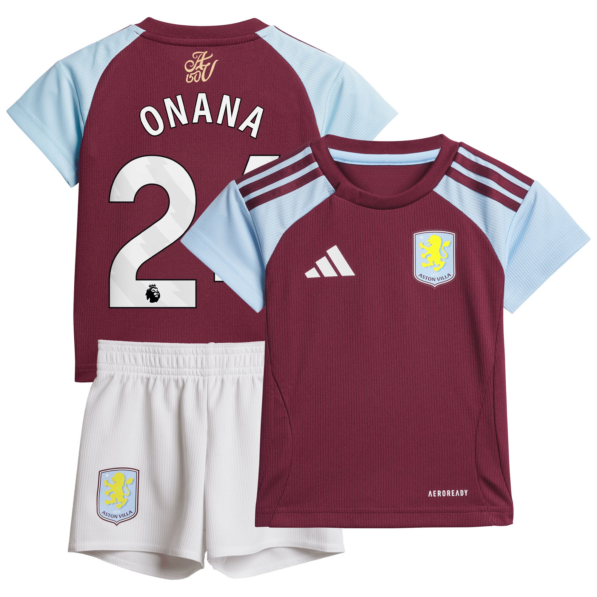 aston villa adidas home baby kit 2024-25 with onana 24 printing Collection | Aston Villa Jerseys for True Fans