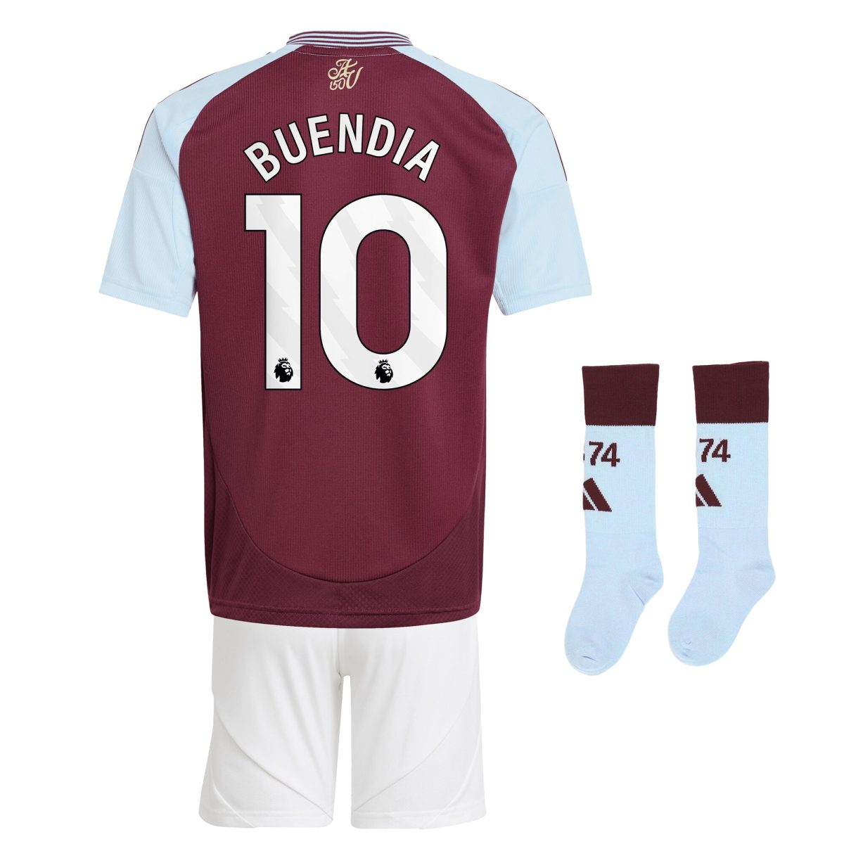 aston villa adidas home mini kit 2024-25 with buendia 10 printing Collection | Aston Villa Jerseys for True Fans