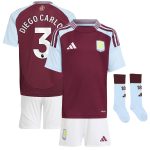 aston villa adidas home mini kit 2024-25 with diego carlos 3 printing Collection | Aston Villa Jerseys for True Fans