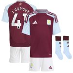 aston villa adidas home mini kit 2024-25 with j. ramsey 41 printing Collection | Aston Villa Jerseys for True Fans