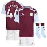 aston villa adidas home mini kit 2024-25 with kamara 44 printing Collection | Aston Villa Jerseys for True Fans