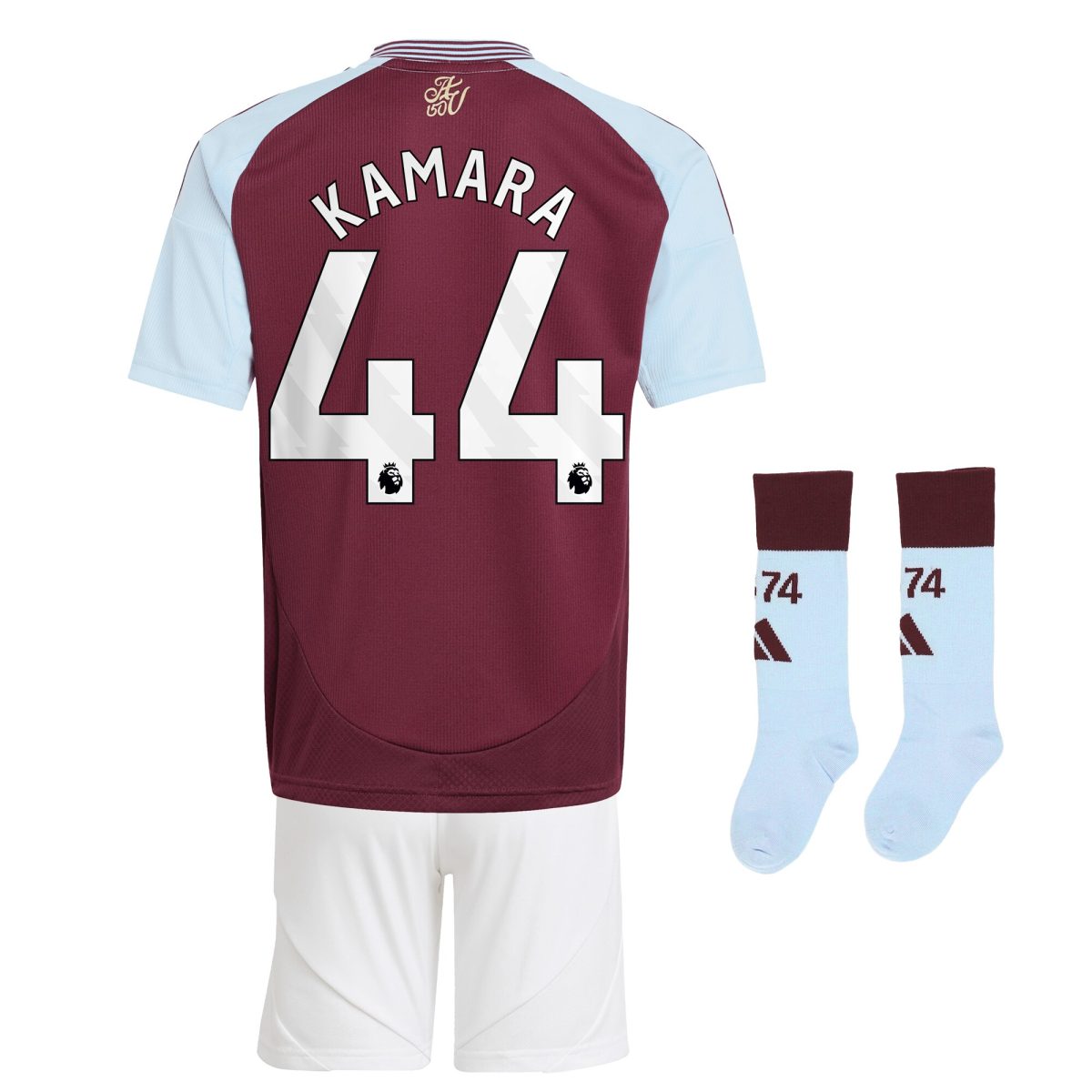 aston villa adidas home mini kit 2024-25 with kamara 44 printing Collection | Aston Villa Jerseys for True Fans