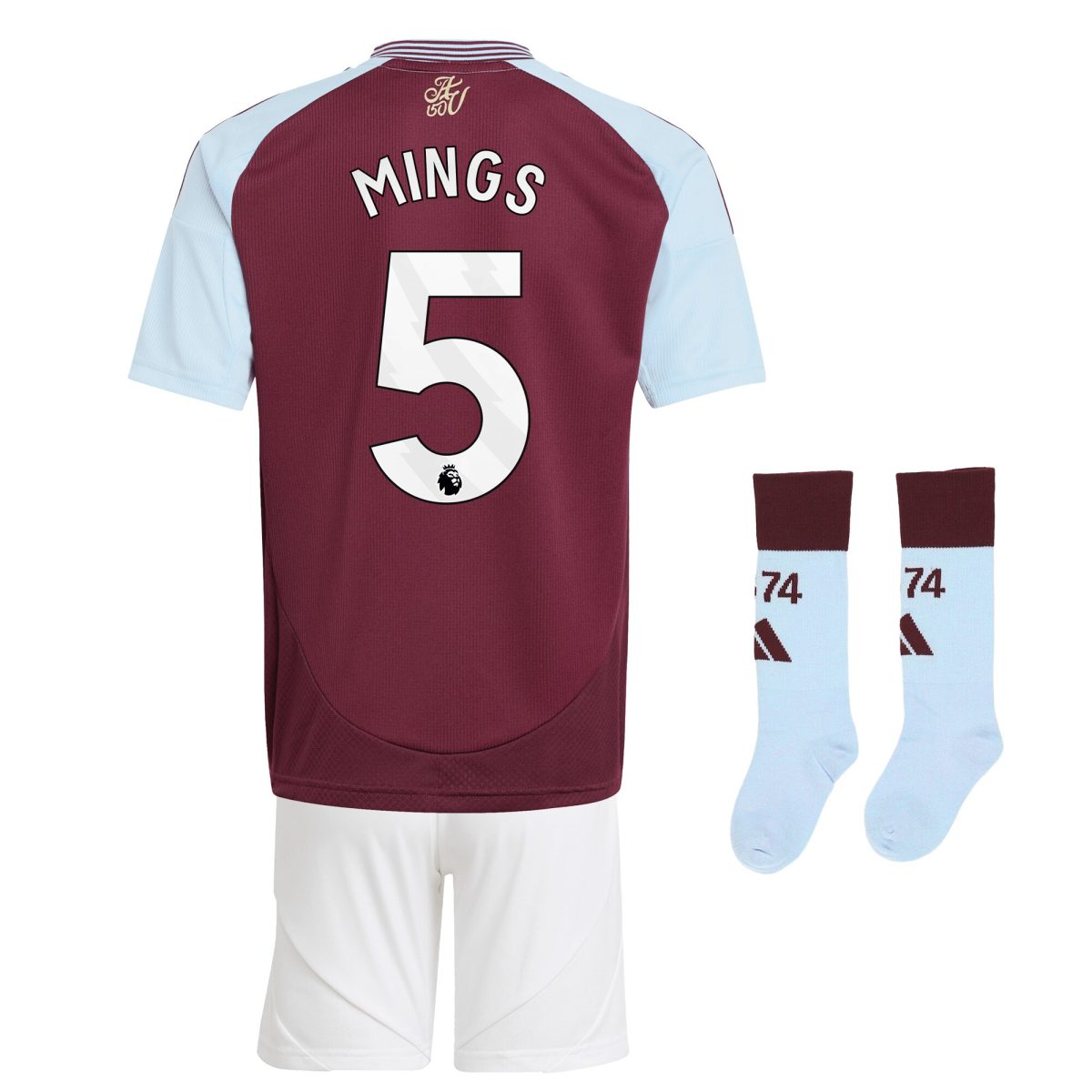 aston villa adidas home mini kit 2024-25 with mings 5 printing Collection | Aston Villa Jerseys for True Fans