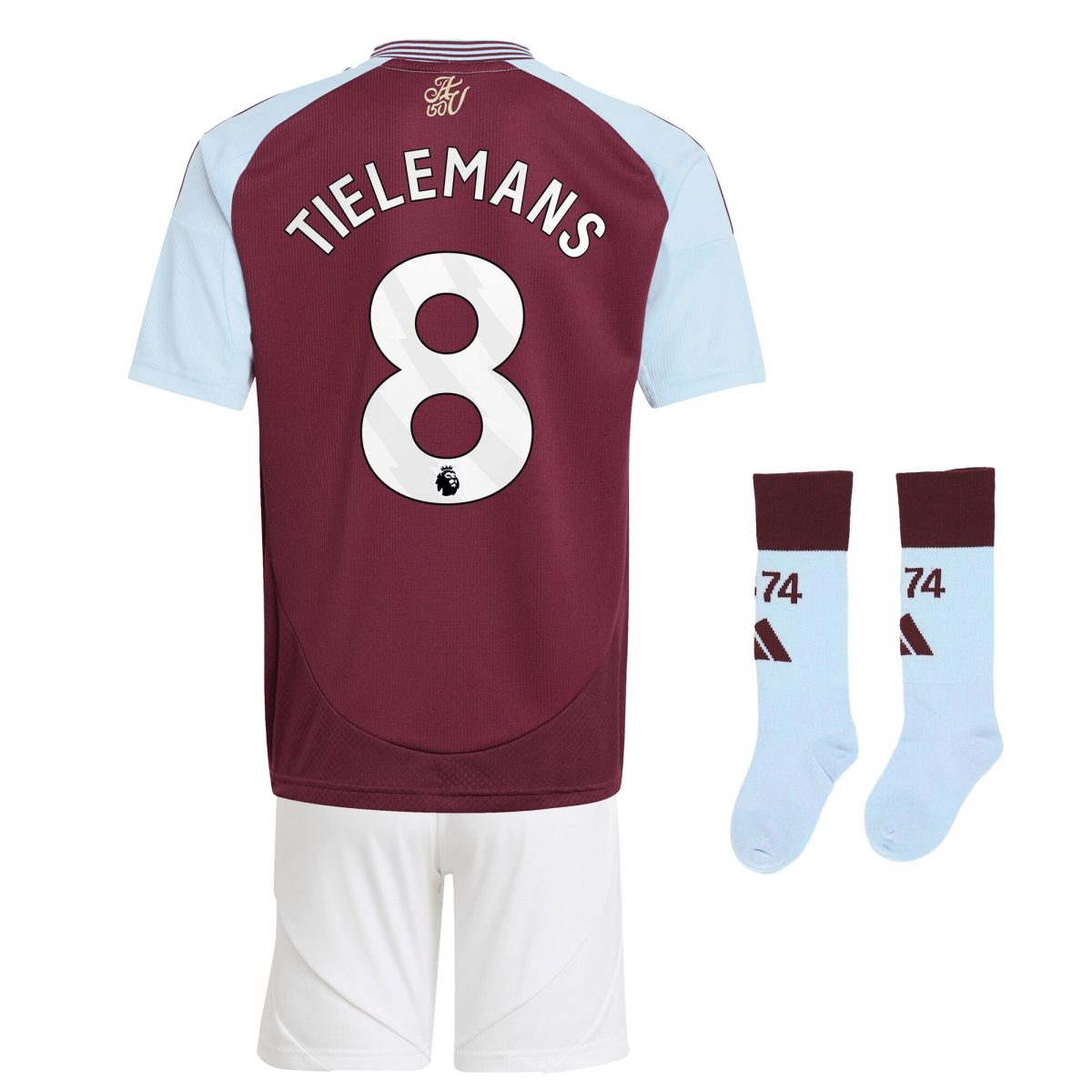 aston villa adidas home mini kit 2024-25 with tielemans 8 printing Collection | Aston Villa Jerseys for True Fans