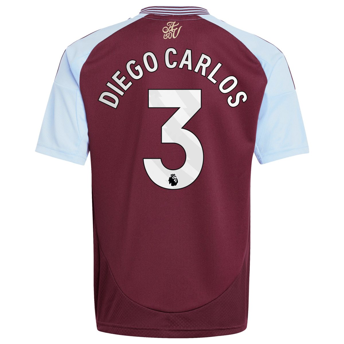 aston villa adidas home shirt 2024-25 – kids with diego carlos 3 printing Collection | Aston Villa Jerseys for True Fans