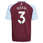 aston villa adidas home shirt 2024-25 – kids with disasi 3 printing Collection | Aston Villa Jerseys for True Fans