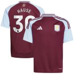 aston villa adidas home shirt 2024-25 – kids with hause 30 printing Collection | Aston Villa Jerseys for True Fans