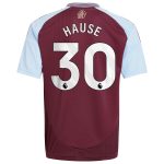aston villa adidas home shirt 2024-25 – kids with hause 30 printing Collection | Aston Villa Jerseys for True Fans