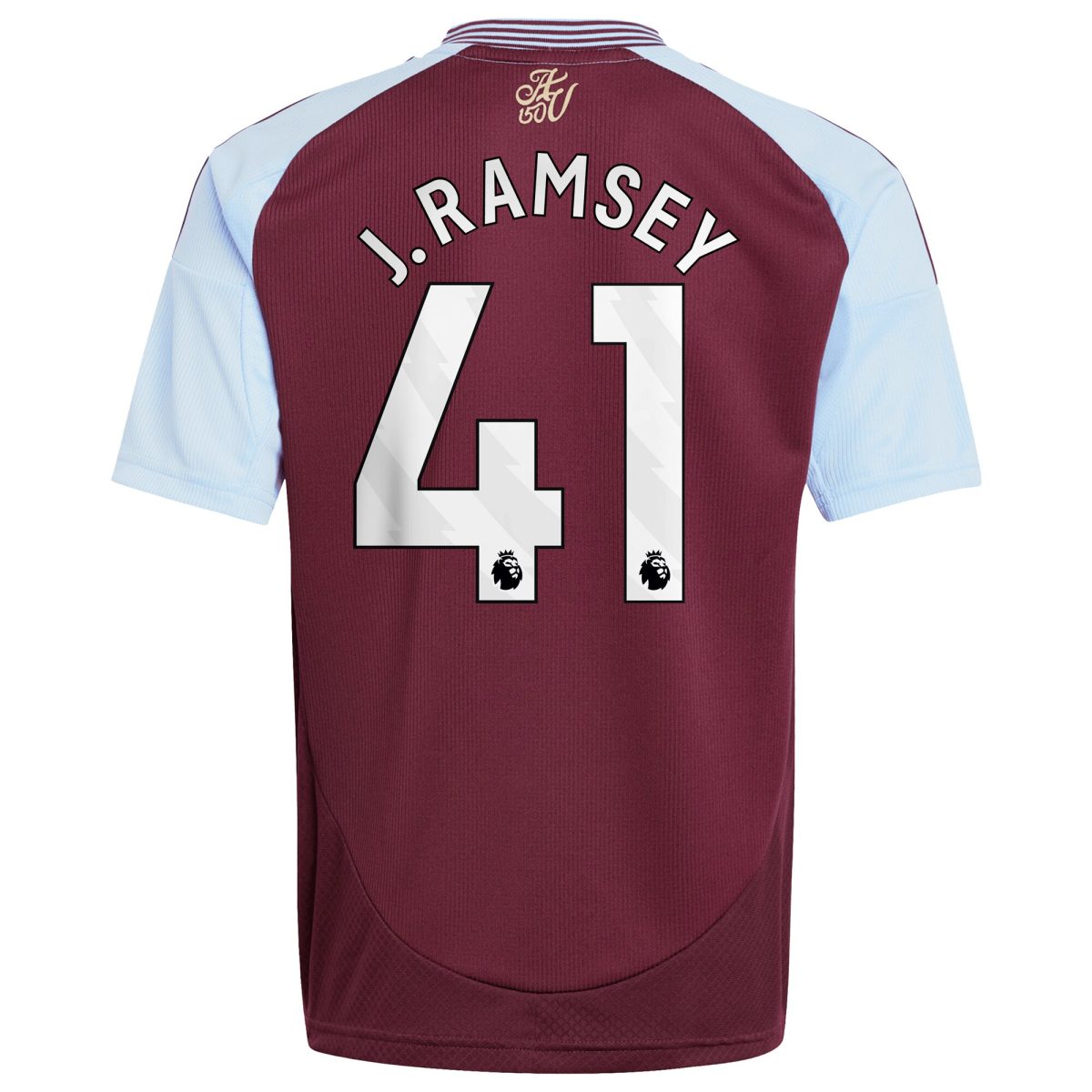 aston villa adidas home shirt 2024-25 – kids with j. ramsey 41 printing Collection | Aston Villa Jerseys for True Fans