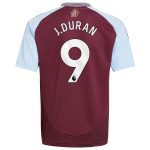 aston villa adidas home shirt 2024-25 – kids with j.duran 9 printing Collection | Aston Villa Jerseys for True Fans