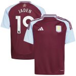 aston villa adidas home shirt 2024-25 – kids with jaden 19 printing Collection | Aston Villa Jerseys for True Fans