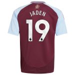 aston villa adidas home shirt 2024-25 – kids with jaden 19 printing Collection | Aston Villa Jerseys for True Fans