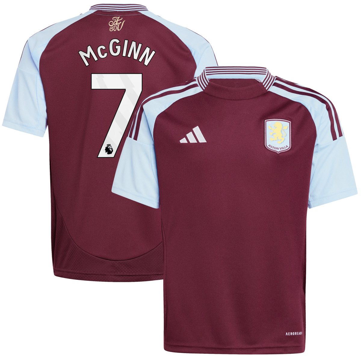 aston villa adidas home shirt 2024-25 – kids with john mcginn 7 printing Collection | Aston Villa Jerseys for True Fans
