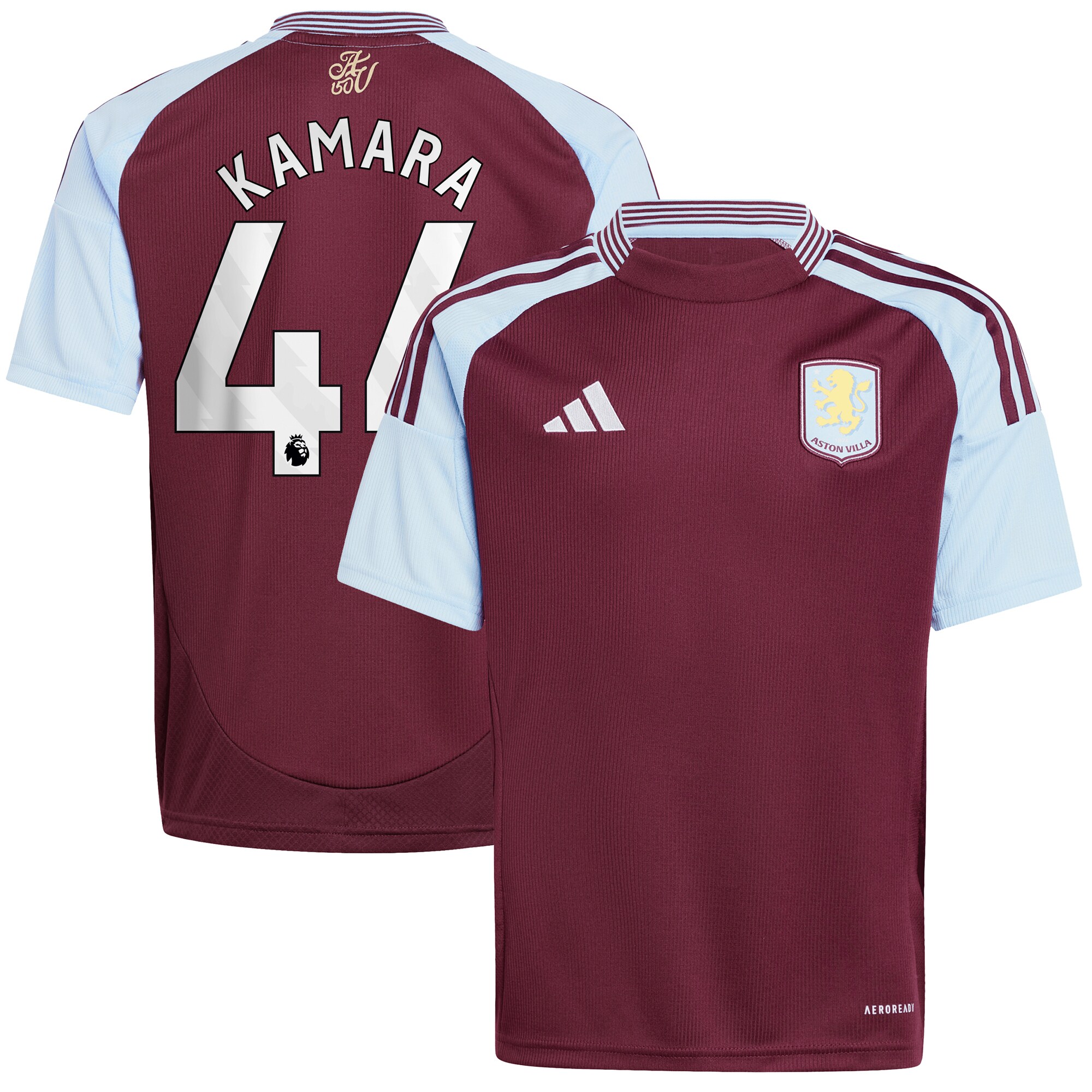 aston villa adidas home shirt 2024-25 – kids with kamara 44 printing Collection | Aston Villa Jerseys for True Fans