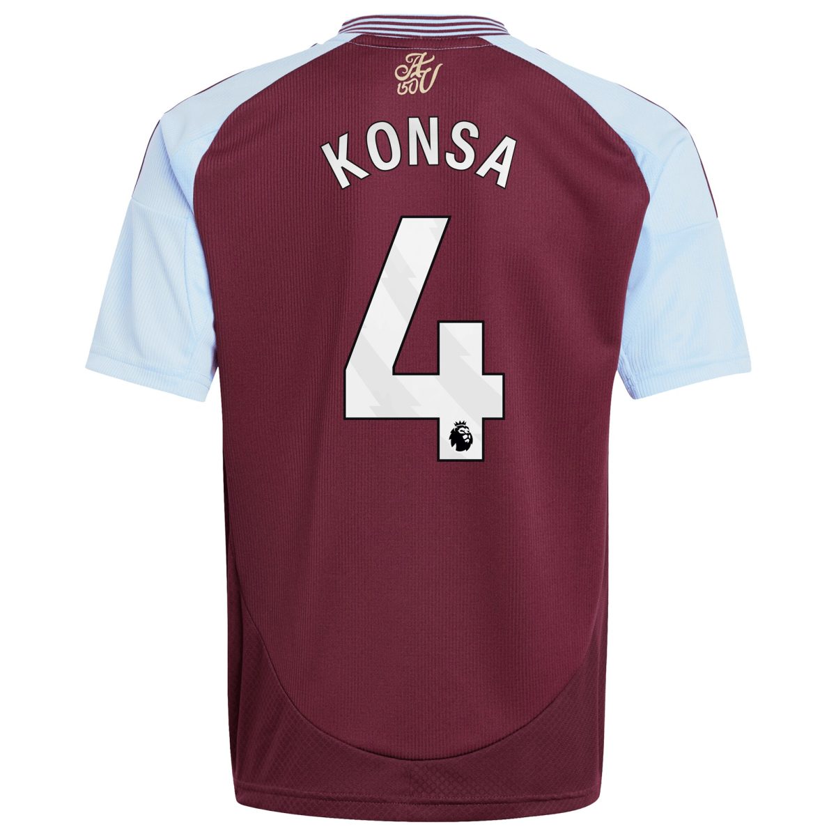 aston villa adidas home shirt 2024-25 – kids with konsa 4 printing Collection | Aston Villa Jerseys for True Fans