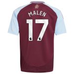 aston villa adidas home shirt 2024-25 – kids with malen 17 printing Collection | Aston Villa Jerseys for True Fans