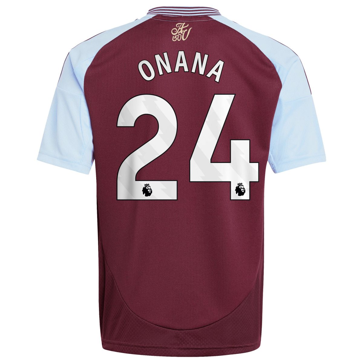aston villa adidas home shirt 2024-25 – kids with onana 24 printing Collection | Aston Villa Jerseys for True Fans