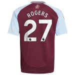 aston villa adidas home shirt 2024-25 – kids with rogers 27 printing Collection | Aston Villa Jerseys for True Fans