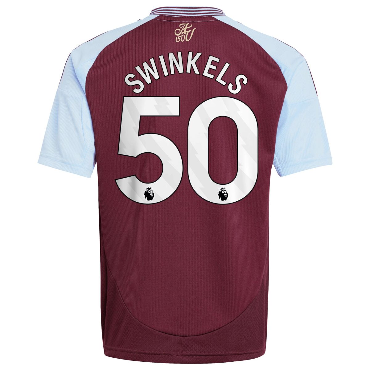 aston villa adidas home shirt 2024-25 – kids with swinkels 50 printing Collection | Aston Villa Jerseys for True Fans