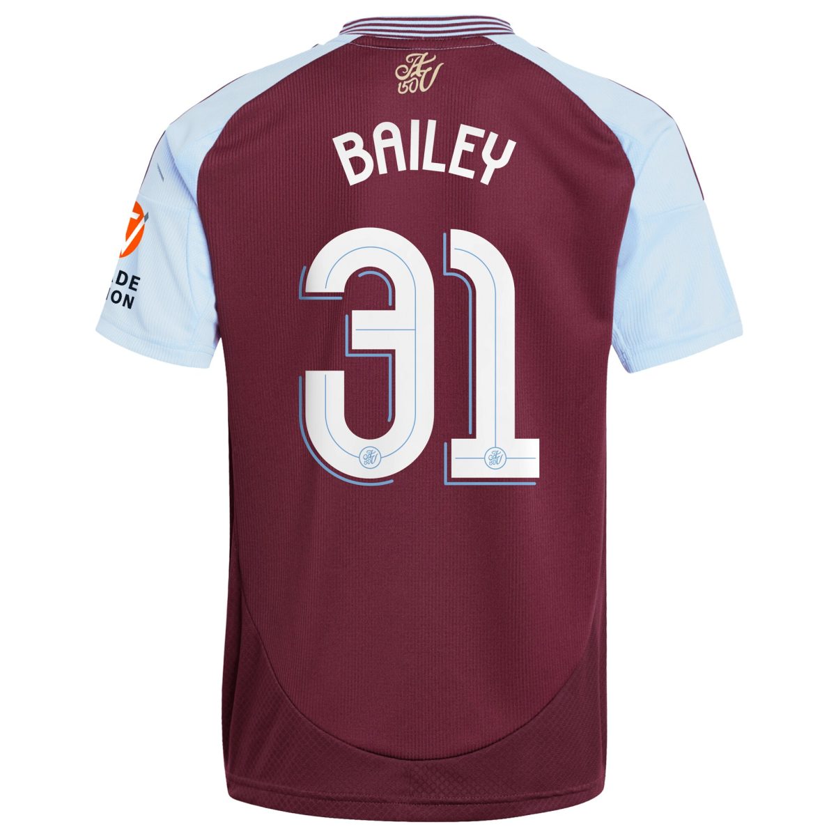 aston villa adidas home shirt 2024-25 with bailey 31 cup printing Collection | Aston Villa Jerseys for True Fans