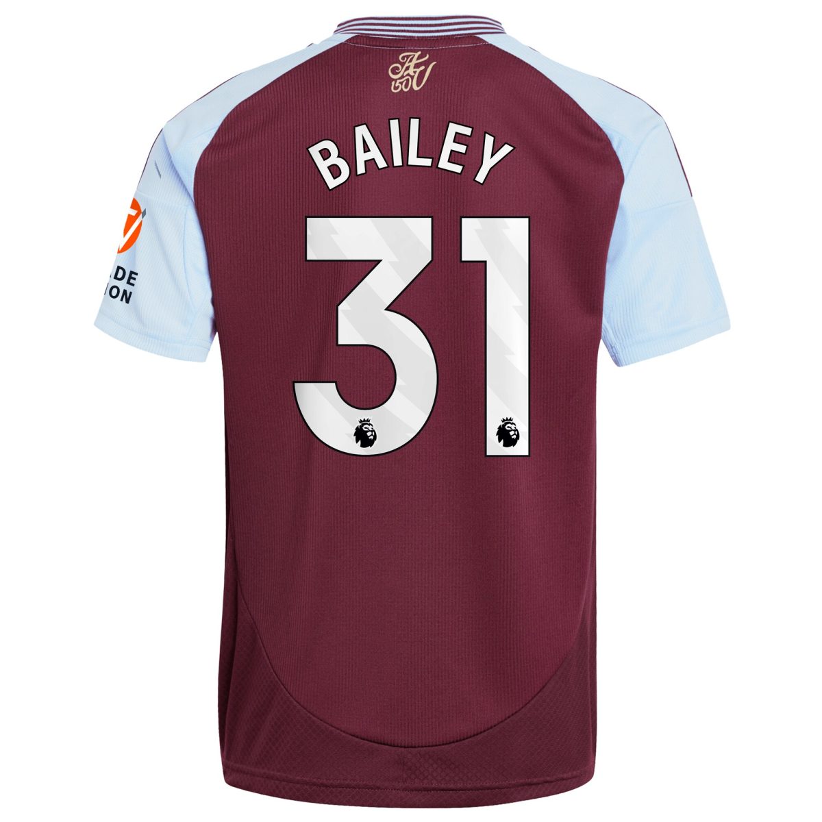 aston villa adidas home shirt 2024-25 with bailey 31 printing Collection | Aston Villa Jerseys for True Fans