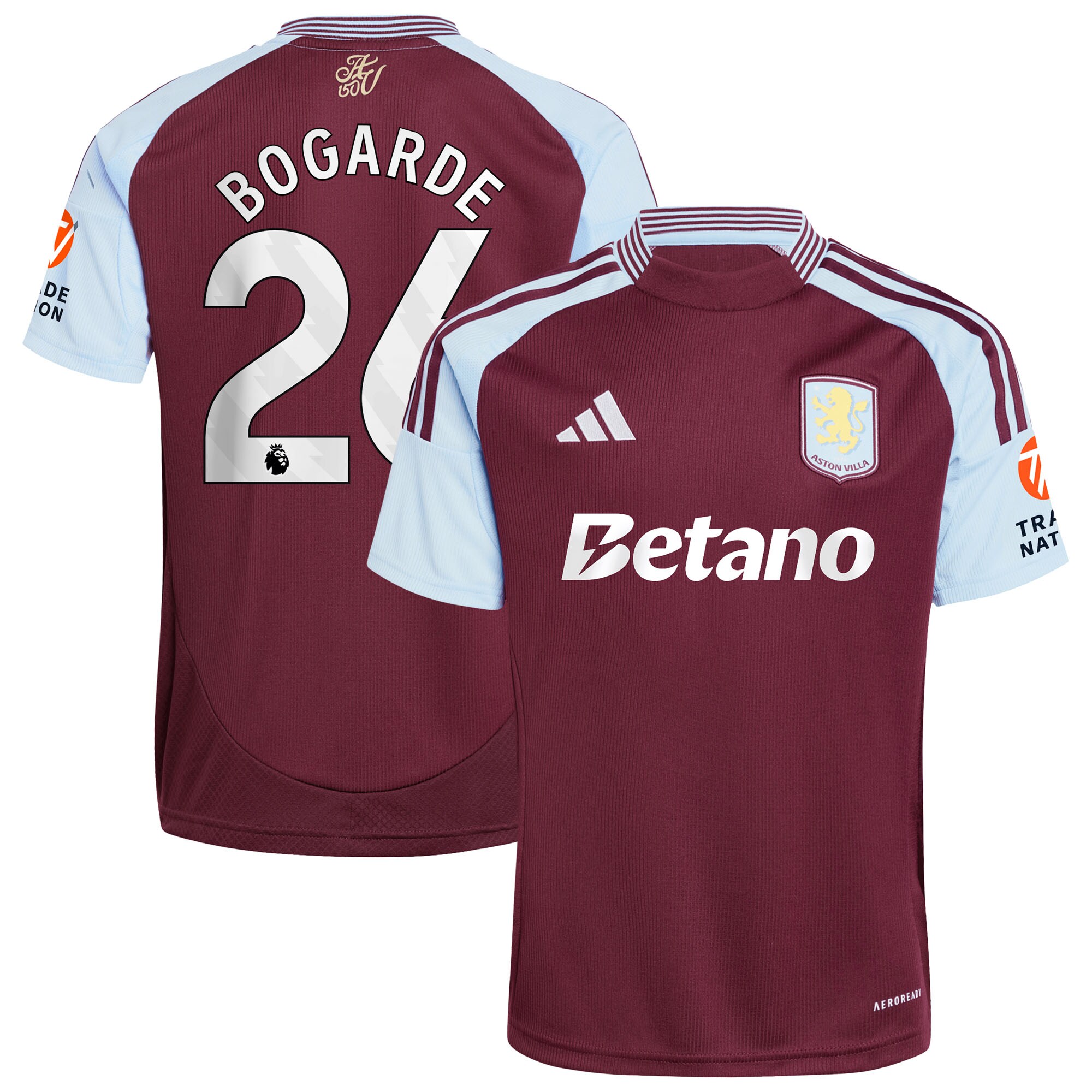 aston villa adidas home shirt 2024-25 with bogarde 26 printing Collection | Aston Villa Jerseys for True Fans