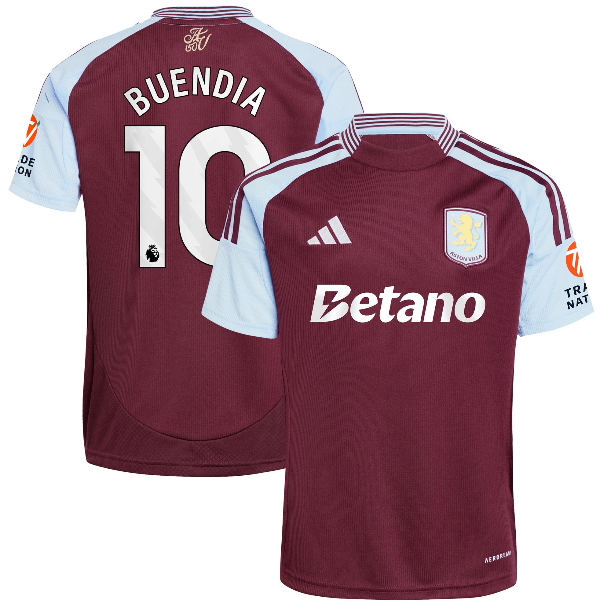 aston villa adidas home shirt 2024-25 with buendia 10 printing Collection | Aston Villa Jerseys for True Fans