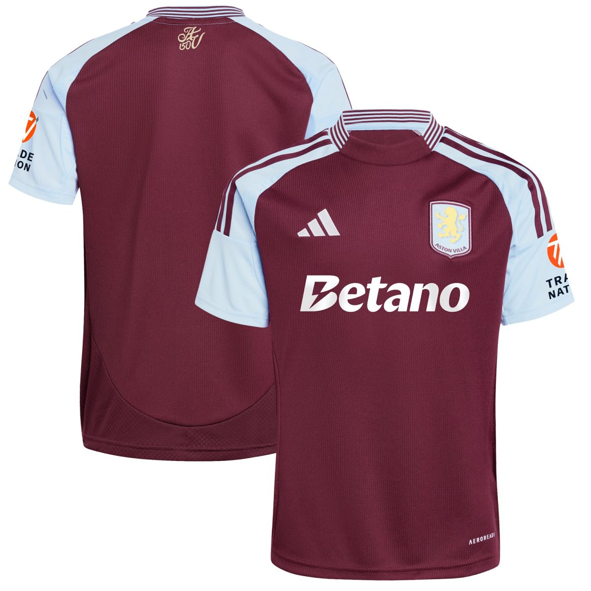 aston villa adidas home shirt 2024-25 with custom printing Collection | Aston Villa Jerseys for True Fans