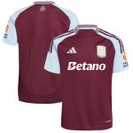 aston villa adidas home shirt 2024-25 with custom printing Collection | Aston Villa Jerseys for True Fans